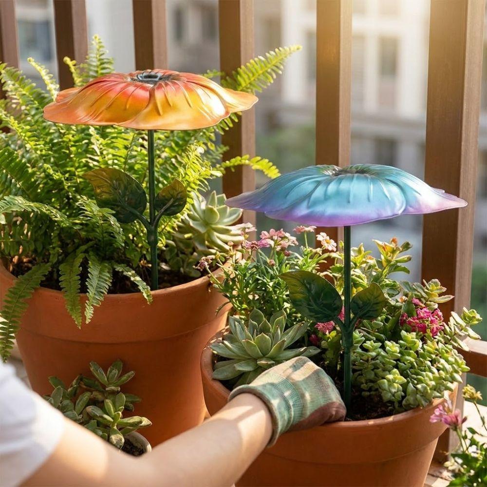 Ombrello a Forma di Fiore per Piante Copertura Solare in Ferro Battuto Resistente alle Intemperie Copertura Paraluce per Piante Protezione UV Antiruggine Copertura Ombreggiante per Giardino