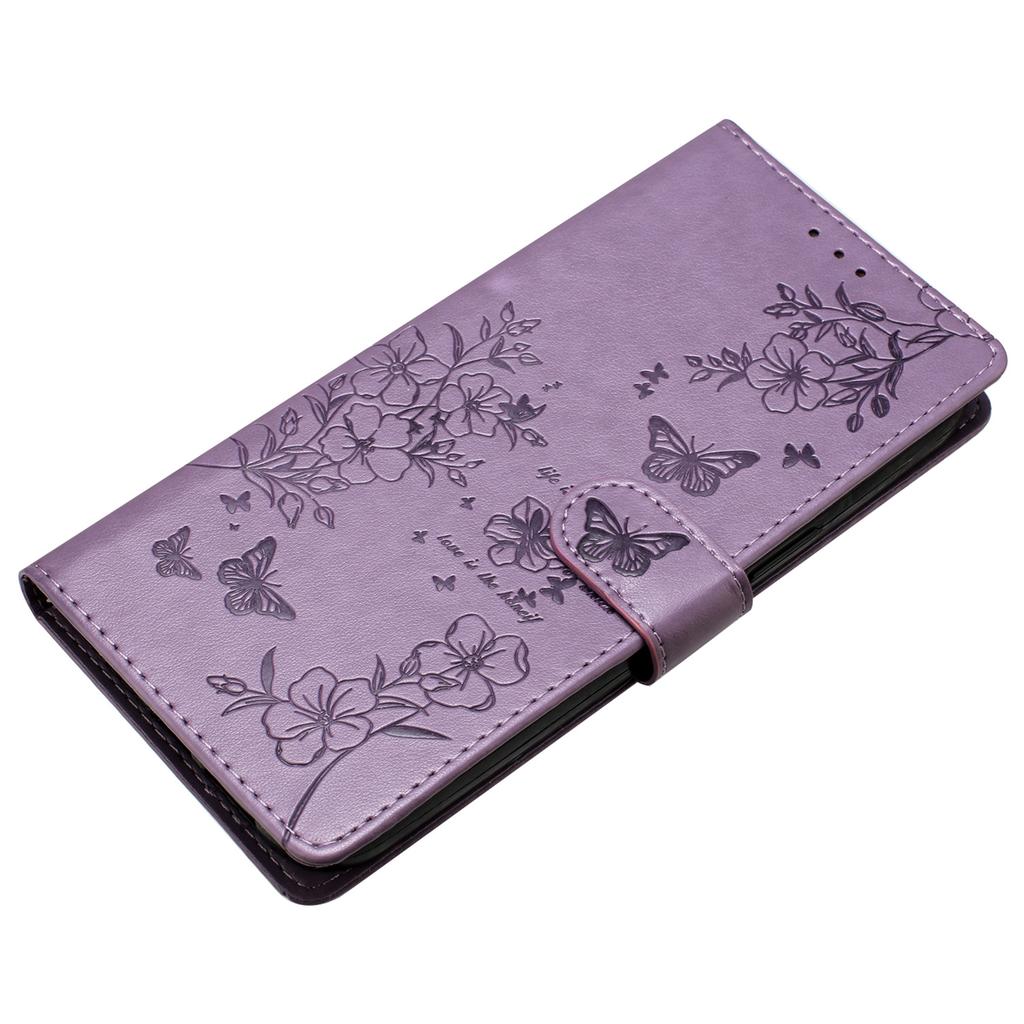 For Xiaomi 13T/13T Pro/Redmi K60 Ultra Stand Case Butterfly Floral Imprint Leather Phone Cover