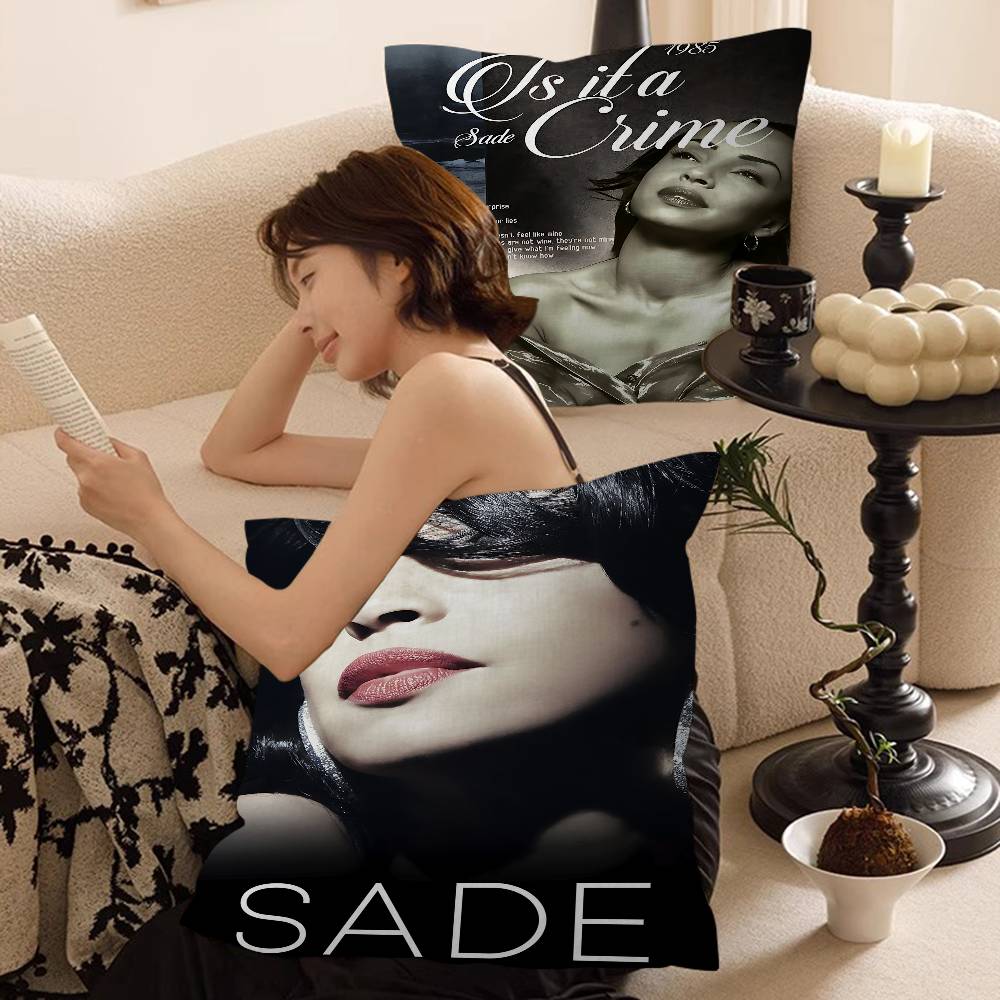 Singer Sade Office Cushion Pillowcase Car Cushion Cover45X45Cm Lumbar Pillowcase Sofa Pillowcover