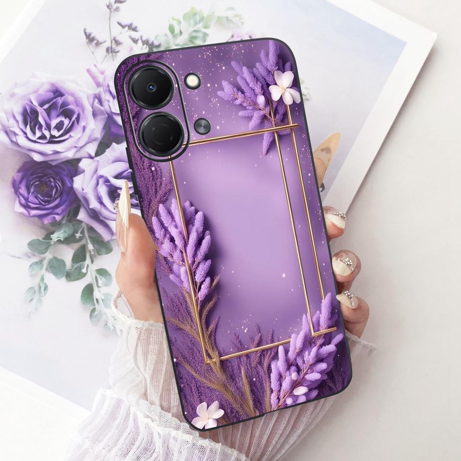 For Tecno Spark GO 3 5G Case KN3 Colorful Flowers Luxury Painted Cover Soft TPU Phone Case For Tecno Spark GO 3 SparkGo 3 Fundas