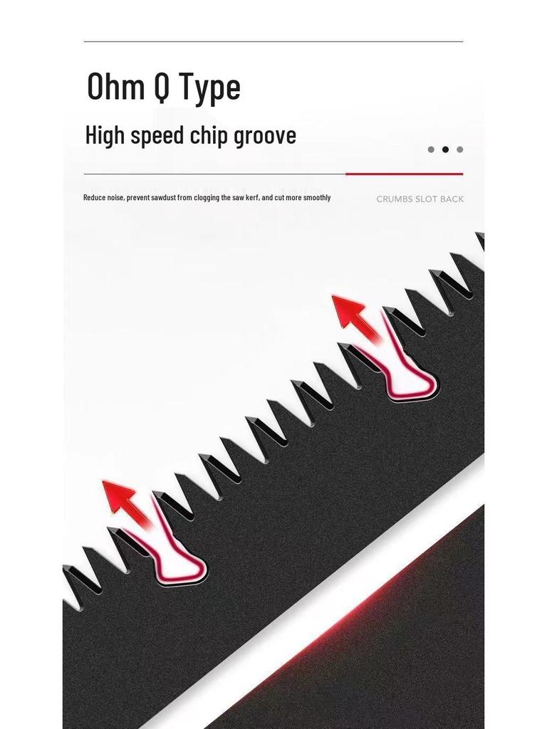 German Extra Long High Manganese Steel Hand Saw for Fast Cutting