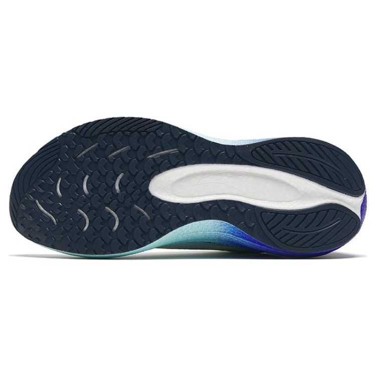 Anta Wanghai Non-Slip Durable Low-Top Running Shoes Men Sneakers White Blue Purple 912335585-4