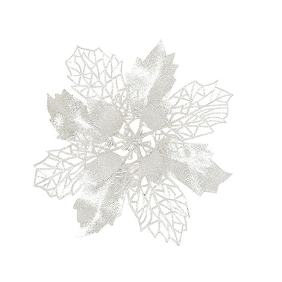 Glitter Christmas Hollow Flower Tree Hanging Ornament Festival Xmas Window Decor