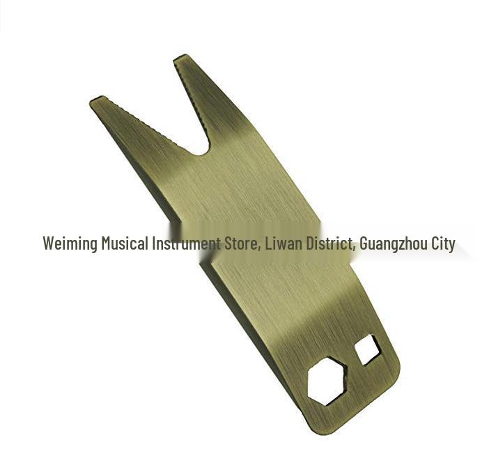 Multi-Function Guitar & Bass Repair Wrench: Potentiometer Cap Remover & Switch Nut Tool