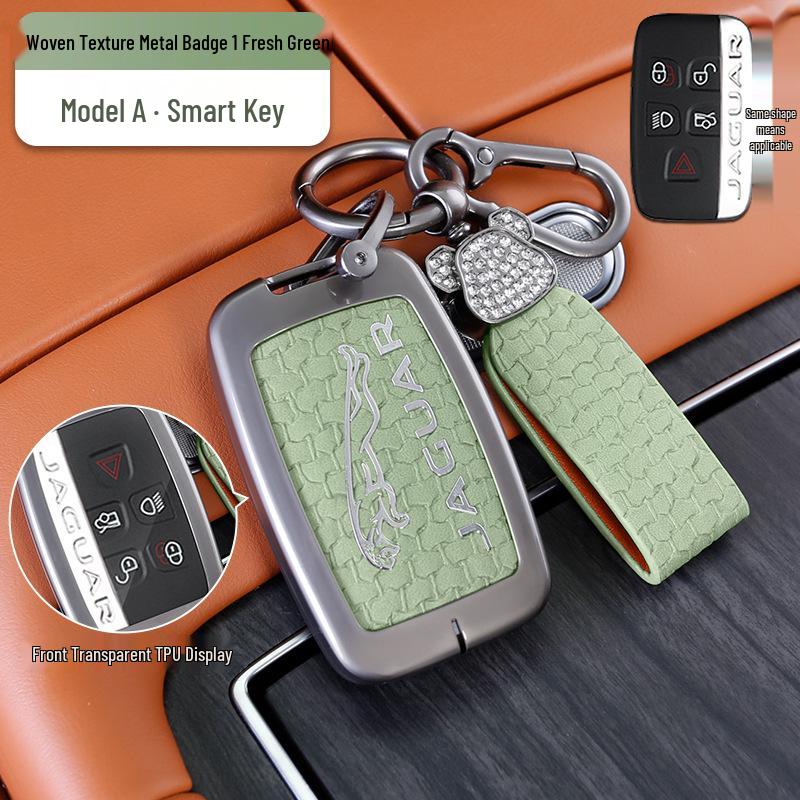 Pouzdro na klíče Jaguar XEL/XFL/F-PACE/E-PACE/F-TYPE Kovový kryt