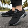 Men's Casual Running Shoe Fashionable Lightweight Fitness Breathable Sneakers Anti Slip Lace Up Quick Drying Summer Tennis Shoes