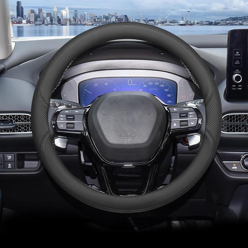 Car Steering Wheel Cover Wrap for Honda HR-V HRV 2026 2026 2026 Braid On Steering-Wheel Cover Holder Handbar Protector