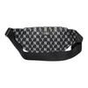 New MLB Monogram Collection Polyester Combo Bag One Shoulder Crossbody Fanny Pack Regular Unisex Black 3AHSM012N-50BKS