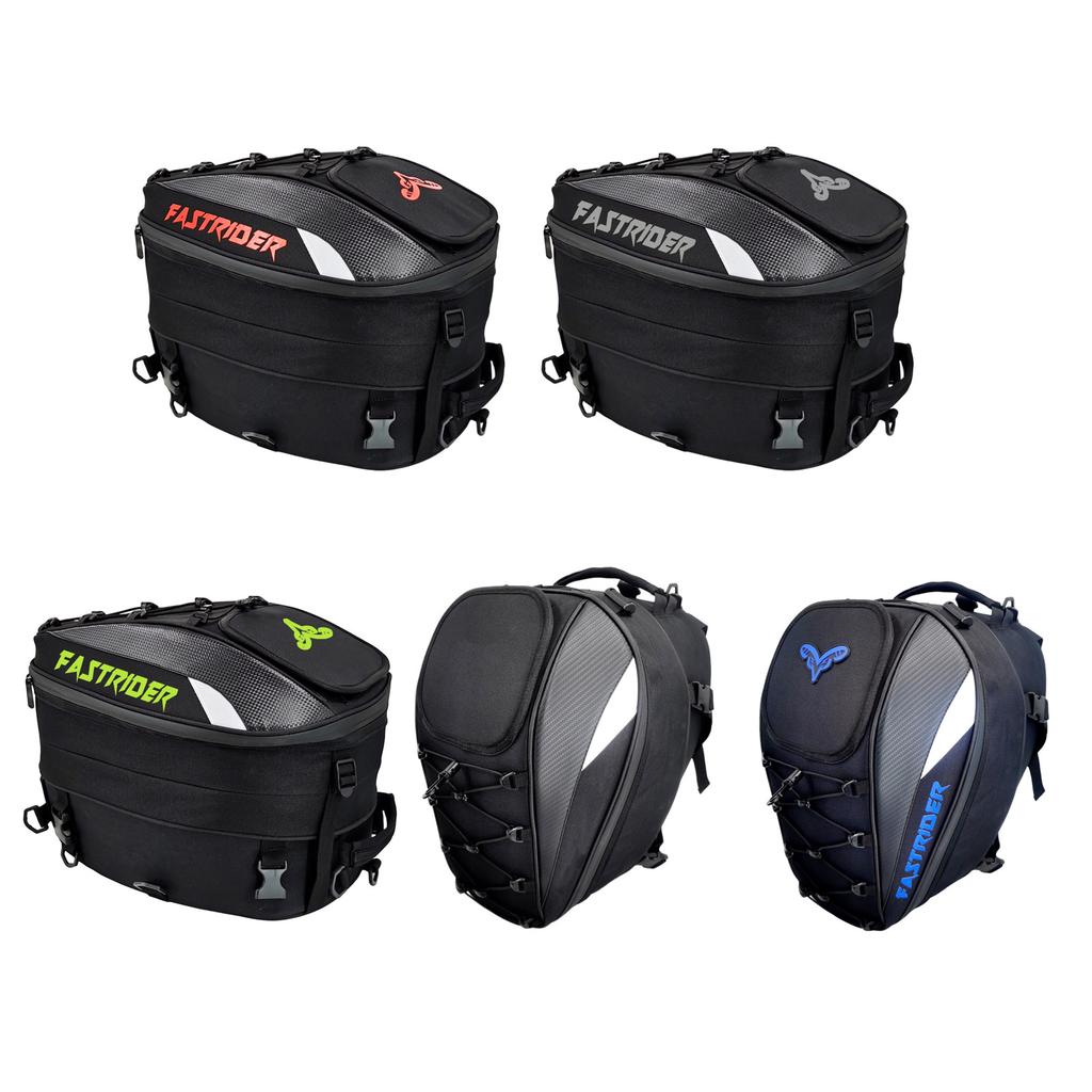 Motorcycle Tail Bag Helmets Storage Multipurpose Rear Seats Riding Backpack Large Capacity Waterproof for Daily Commute