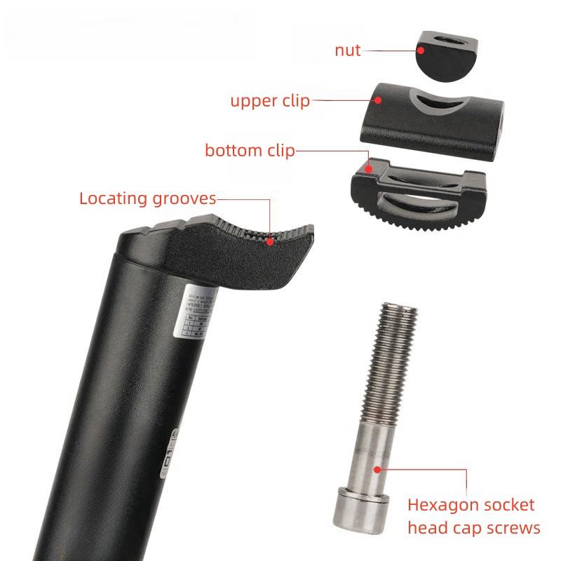 For Mountain Bike Seatpost Aluminium Alloy Extended Single Spike Seatpost 400mm Seatpost Cycling Accessories