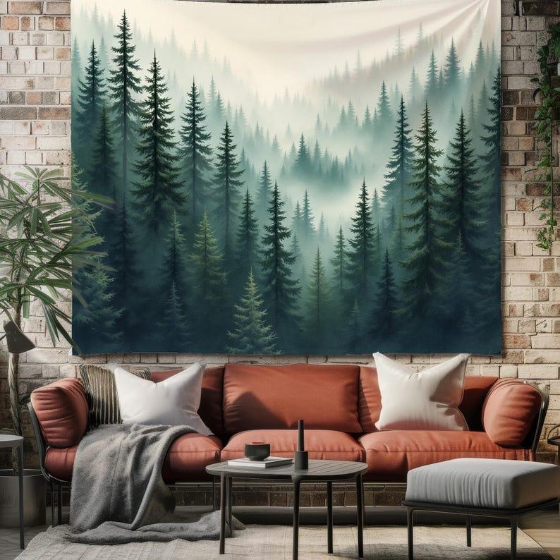 forest tapestry 75x100