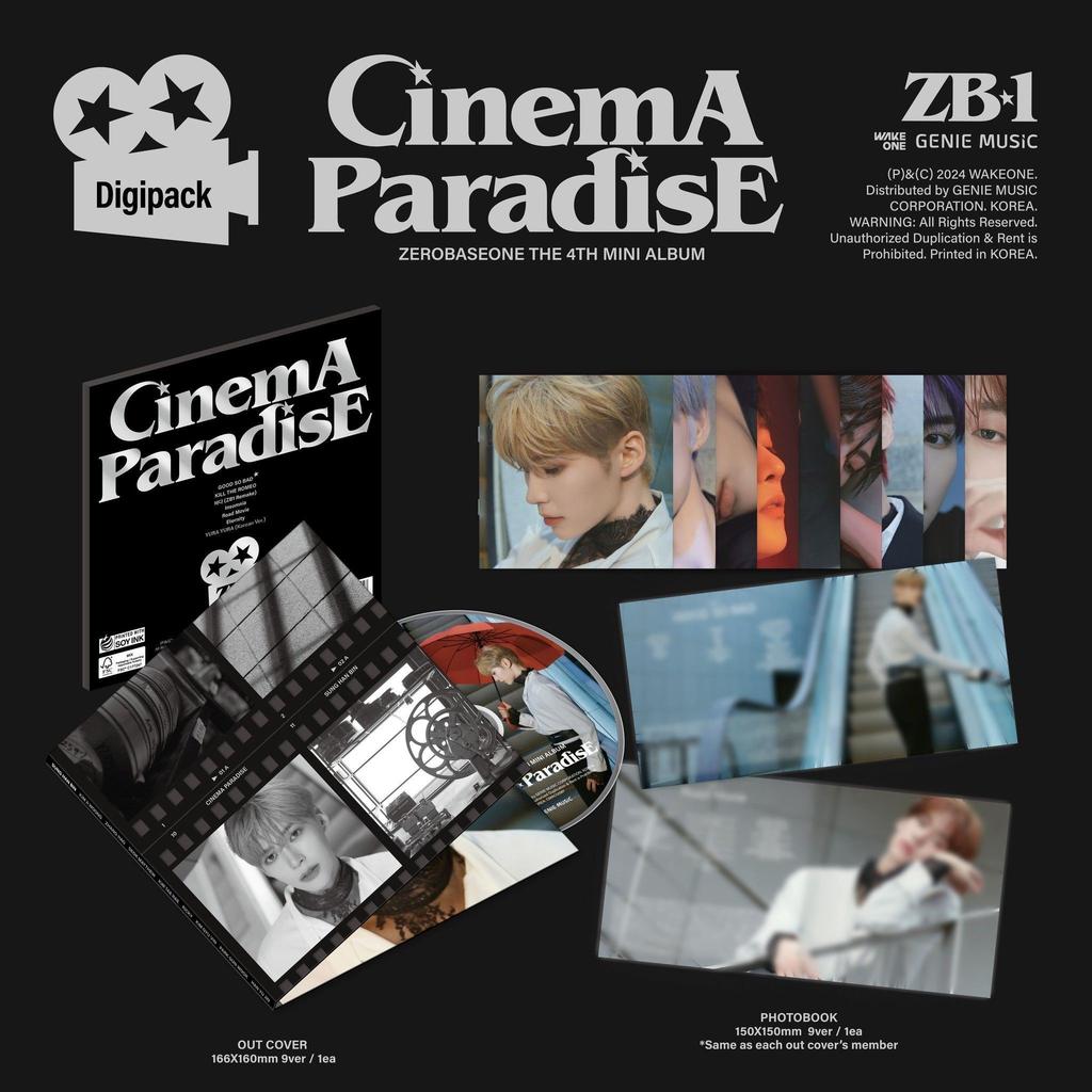 [Ready Stock] Zerobaseone - 4th Mini Album [Cinema Paradise] (Digipack Ver.)