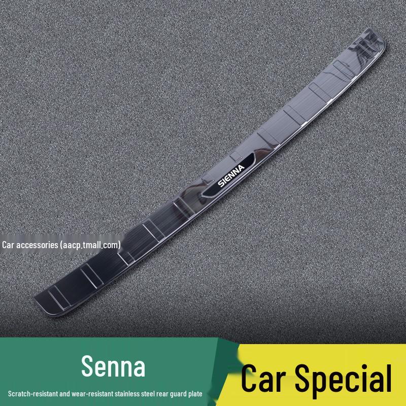 Loch Rear Trunk & Bumper Protector for Toyota Sienna, Includes 23 Grevia Trim Strips & Car Stickers