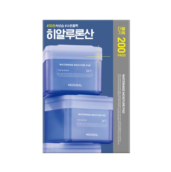 MEDIHEAL Toner Pad Watermide 100+100 Pads Double Pack