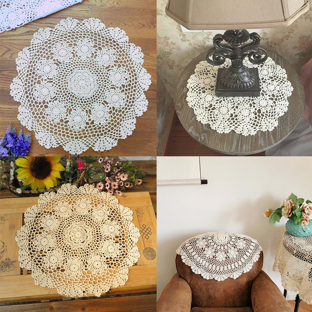 Round Vintage Crochet Cotton Lace Table Cloth Cover Small Tablecloth Fl At Affordable S Free Real Reviews With Photos Joom Round Vintage Crochet Cotton Lace, Small Round Vintage Tablecloth