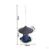 Bird Feeder for Outside Hanging Garden Decor Premium Weatherproof Food Bowl Metal Courtyard