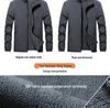 Europäischer & Amerikanischer Stil Herren Übergröße Doppelseitiges Fleece Strickjacke Sweatshirt