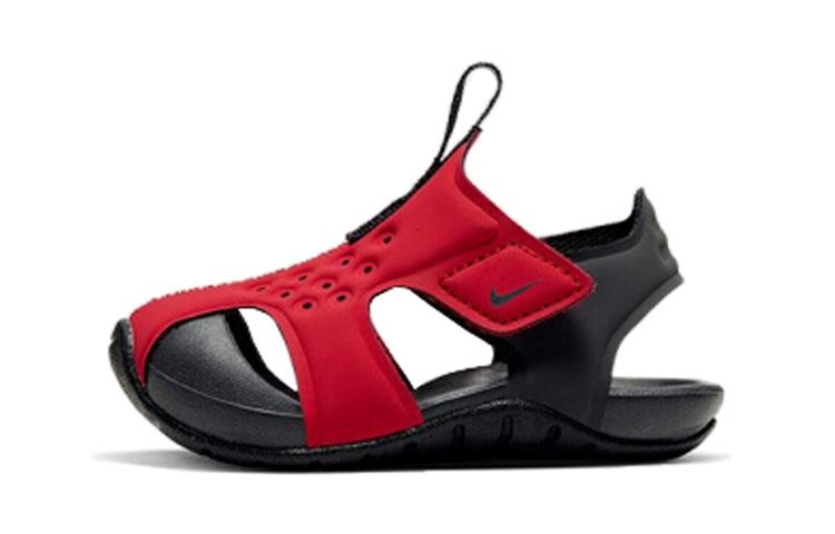 Nike Sunray Protect 2 Comfortable Toddler Shoes Black Red Multicolor Infant And Toddler 943827-603 22