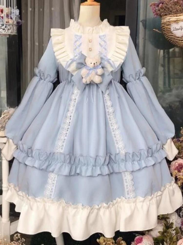 New Year Maid Lolita Dress Christmas Waitress Cosplay Party Costumes Birthday Apparel Sexy RolePlay Chemise Animation Stage Wear