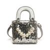 Korean Style Fashion Glitter Girls Shoulder  Sweet Pearl Crossbody  Mini