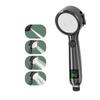 Pommeau de douche à main moderne finition chrome écologique installation facile avec jet haute pression pour salle de bain domestique
