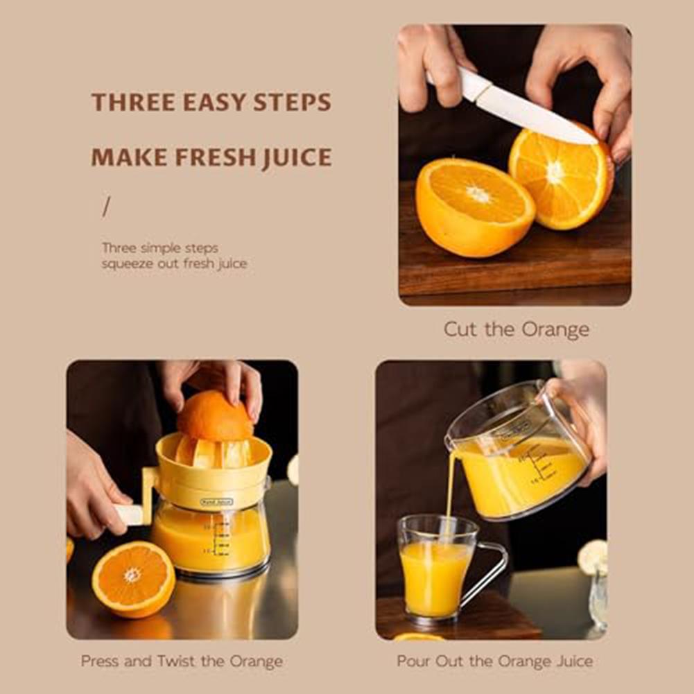 Built-in Strainer Citrus Juicer Hand Juicer Manual Juicer