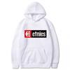 Evropsko-americká Etnies Trendy fleecová mikina pro skateboarding, volný střih, větší velikosti, Streetwear pro venkovní sporty.