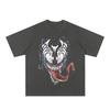 Authentic 2026 Summer Collection New Venom Hybrid Pattern LargeSized Unisexs Loose Casual Pure Cotton TShirt