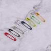 20mm Green Painted Metal Brooch Tag for Clothing & Accessories