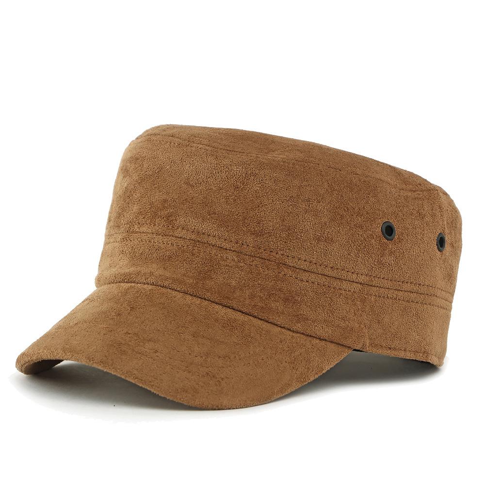 

Autumn Hat Men s Solid Color Flat Hat хакі