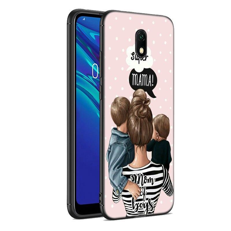 Wunderschöne Mutter Tochter Sohn Hülle Für Xiaomi Redmi 7 7A 8A 9i 9A 9C 10 10A 10C K20 Note 5 6 Mi 8 9 9T Pro A2 Lite A3 6X Mix 3