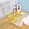 1PCS European Rural Yellow Artificial Dance Orchid Silk Flower Fake Decoration Flower