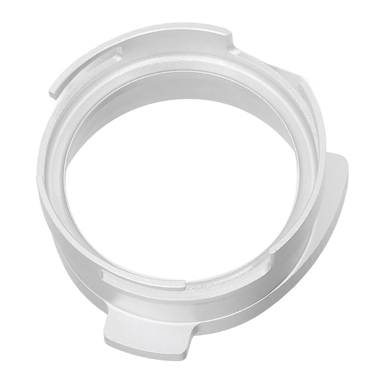 

54mm Coffee Portafilter Dosing Funnel Aluminum Alloy Rotatable Dosing Funnel for Coffee Machine Silver серебряный