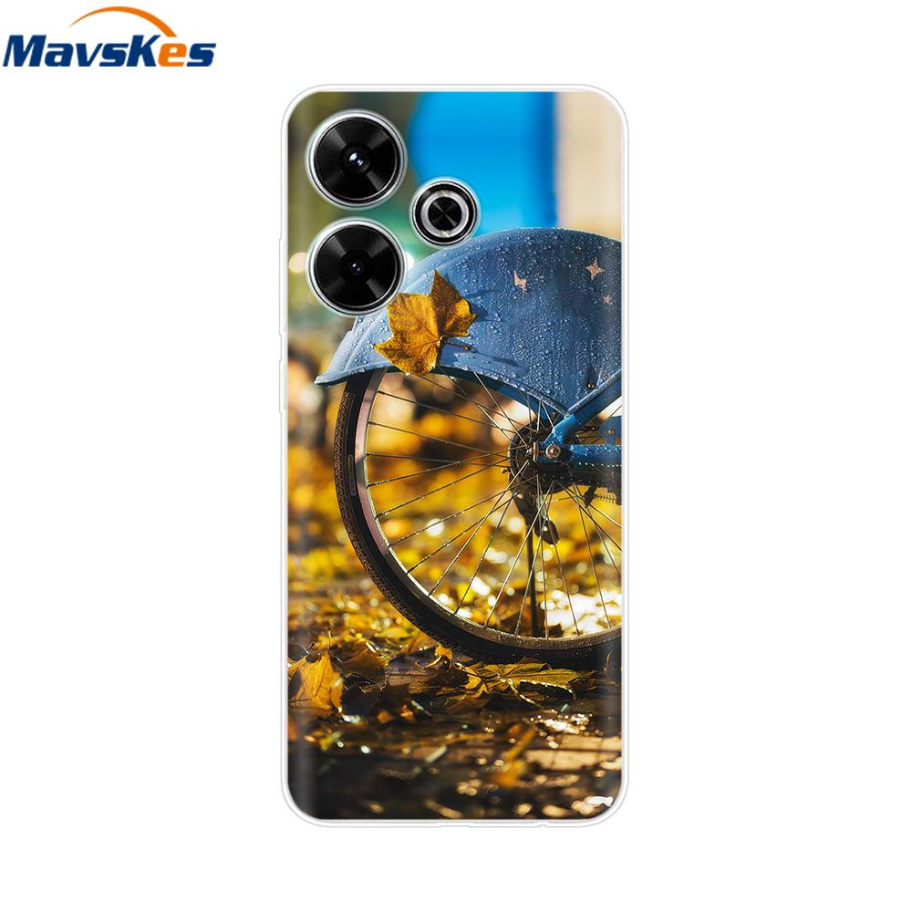 Case for Xiaomi Poco M6 4G Capa For Funda de teléfono Redmi 13 4G Back Cover For Etui Xiaomi Redmi 13 PocoM6 4G Phone Coque Para
