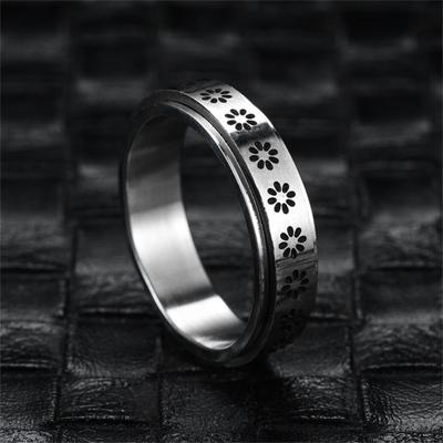 Spinner Rings Long Lasting Unisex Anti-rust Alloy Moon Star Fidget Ring Stress Relieving Anxiety Ring for Party