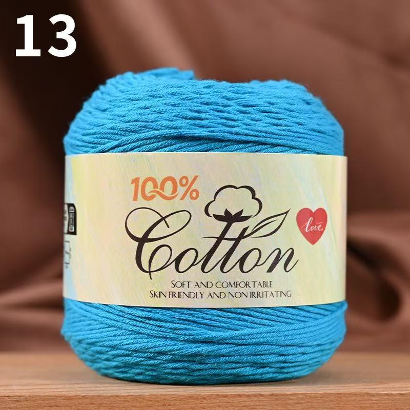 75g Medium Cotton Yarn Cake for Baby Sweater & Crochet Hat - Skin-friendly, Hand-knitted