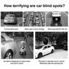 Car Blind Spot Mirror Adjustable Convex Rearview Mirror Wide Angle Mirror For Safety Parking Car Mirror