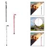 Trekking Pole Telescoping 3 Joints Practical Lock Non Slip Handle Lightweight Walking Cane for Hiker Backpacking Travel Camping