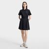 FILA White Contact Cool Simple Versatile Classic Short Sleeve Dress Women dresses Black F11W623316FBK