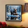 New Arrival 5D DIY Full Circle Diamond Painting "Bear and Cub" Embroidery Cross Stitch Home Decor Gift