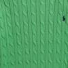Polo Ralph Lauren Sweater Ss24 Solid Color Logo Embroidery Cable Knit Long Sleeve Kids sweater Green CWPOSWEY6820491-300