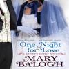 One Night For Love by Mary Balogh Paperback Book 9780749942076