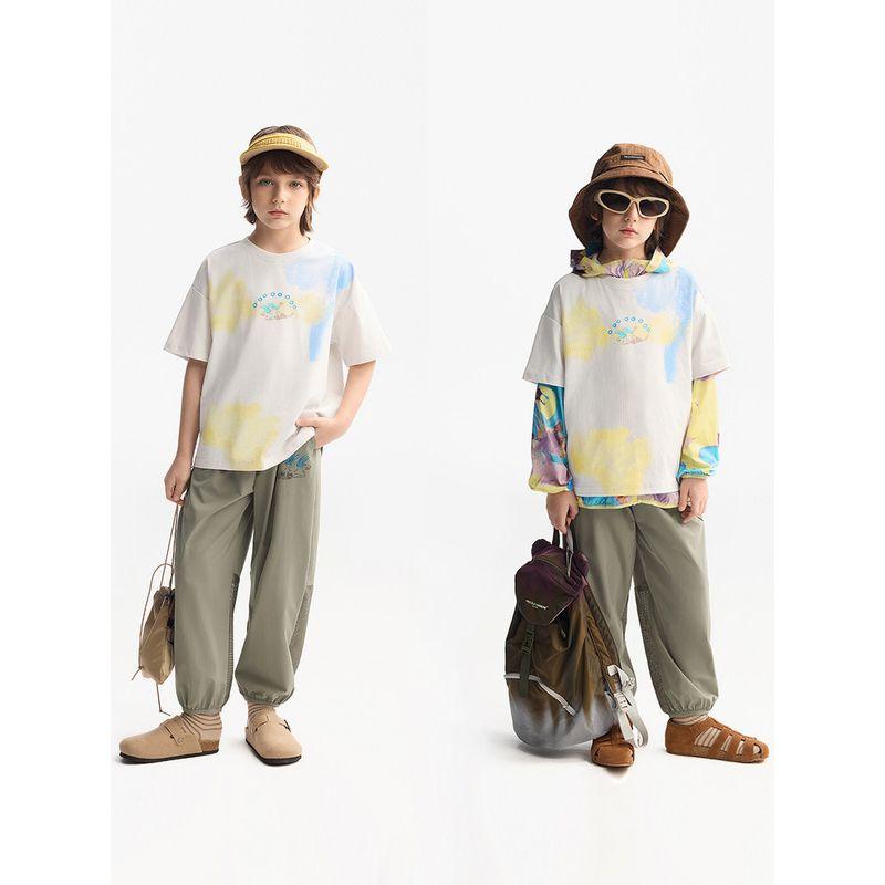 [Moisture-Absorbing and Quick-Drying] Mqd Children's Clothing Boys' Short-Sleeved T-Shirt Summer New Round-Neck Children's Loose Top