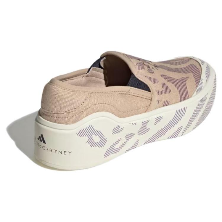 New Adidas By Stella Mccartney Court Slip On 'Ginger Deep Lilac Legend Ink' Women's IE2428