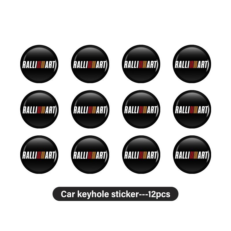 sdbf9 8/12/20PCS Car Remote Key Sticker Emblem Decoration Decal Decorat Auto Accessory For Mitsubishi Lancer ASX Pajero Mirage Attrage