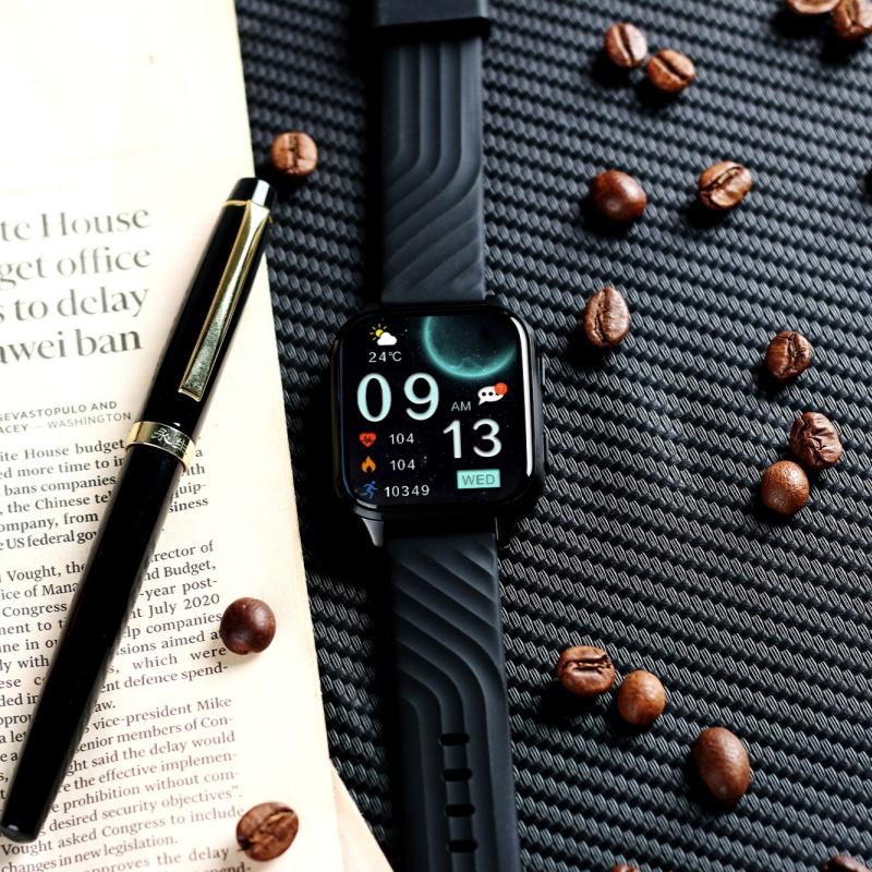 Rainbuvvy FW12 Smartwatch 1.85inch TFT 240x280 BT5.2 Bluetooth Call IP68 Waterproof Support Multiple Sports Modes 300mAh Long Standby