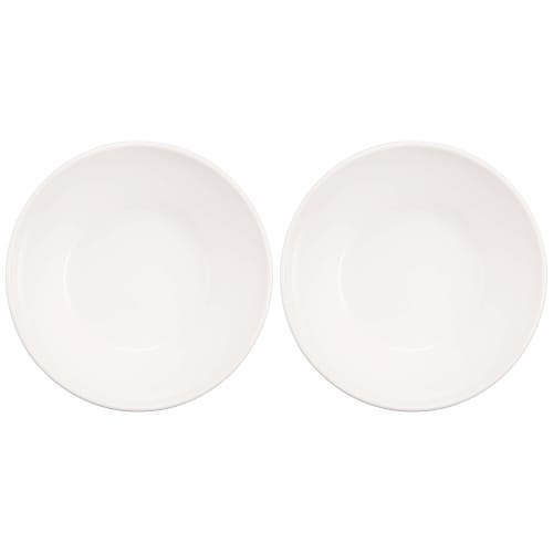 [Officially Imported] Wedgwood Festivity Pair Bowls, 15cm, Ivory and Blue, Wedding Gift, 1053887