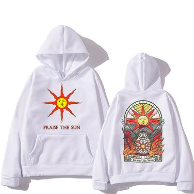Dark-Souls Praise The Sun Hoodies Streetwear Game Graphic Sweatshirts Ropa Hombre Sudaderas Langarm-Kapuzenpullover Winter