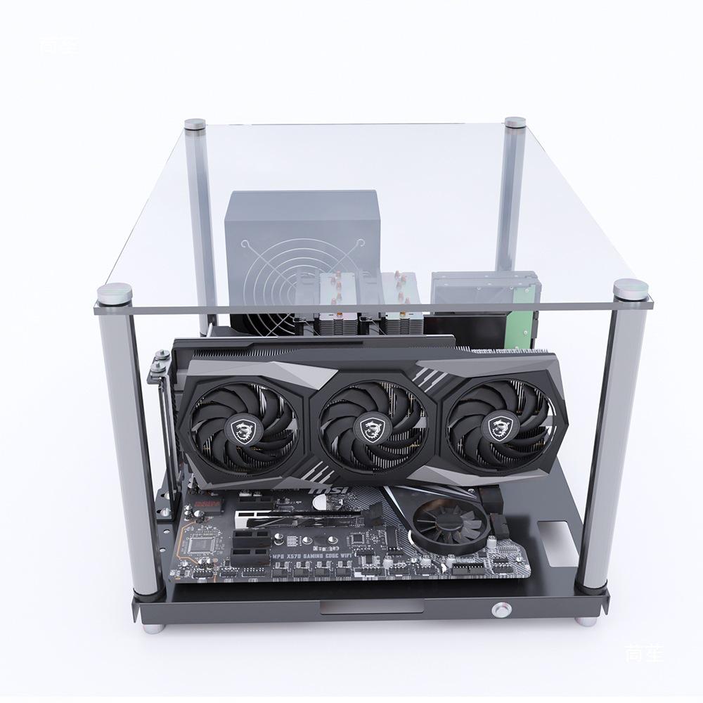 Minimalistisches offenes PC-Gehäuse Motherboard-Tray für ATX/MATX Testplattform