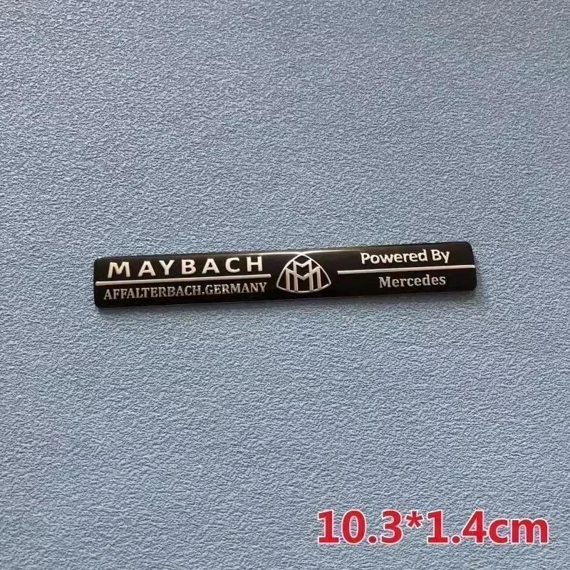 1PCS Aluminum Car Body Badge Sticker Accessories For Mercedes Benz AMG Brabus Maybach W212 W204 W211W168 W213 W205 W210 W124
